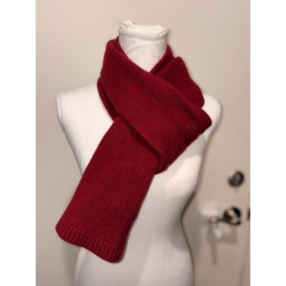 Ann Taylor Accessories - Scarf Ann Taylor burgundy wool blend EUC